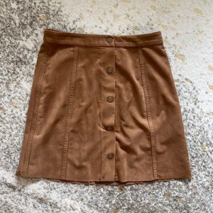 Aritzia Wilfred Free Suede Skirt